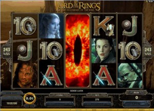 Lord of the Rings video slot